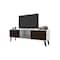 Manhattan Comfort Doyers 53.15 TV Stand, White and Nut Brown 174AMC188 - alternate 5